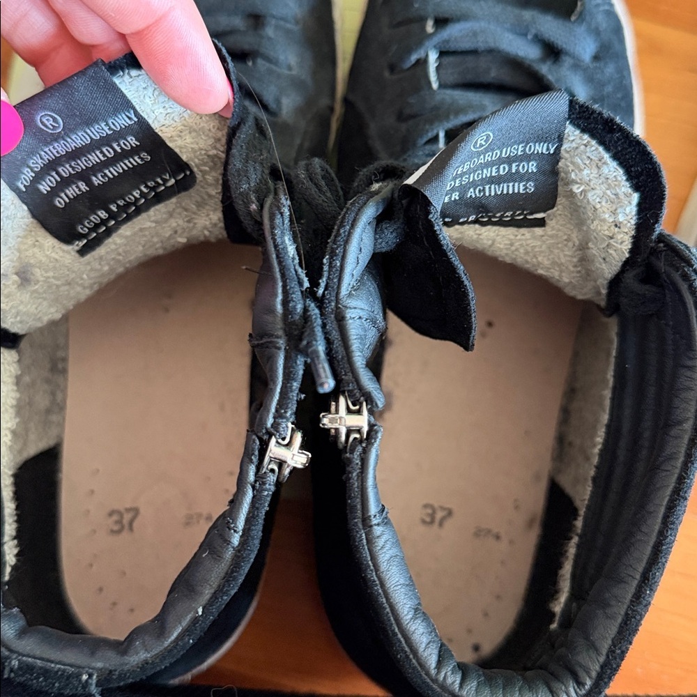 Golden Goose Slide High-Top Sneakers in Black Suede - Picture 10 of 10